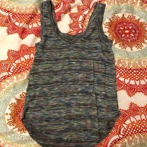 Sweater material tank top